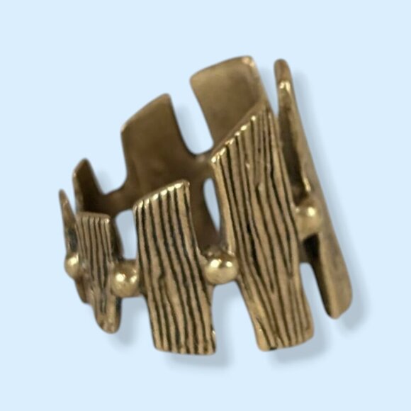 V. 925 Fence Post Ring - Picture 2 of 9